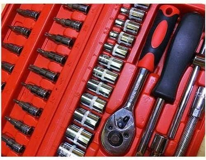 Hardware Tools- 46 in 1 Multi Purpose Combination Socket Tool Kit