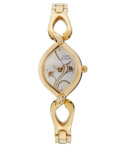 Titan Analog Silver Dial Women's Watch