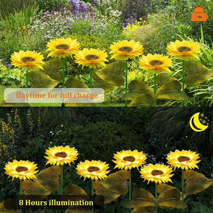 Sunflower Solar Powered Light (Pack of 2)