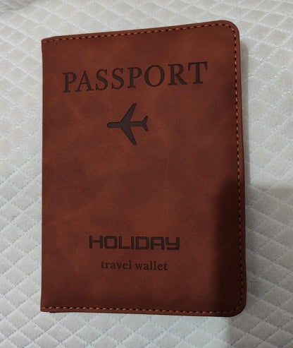 PU Leather Travel Document Holder for Men & Women